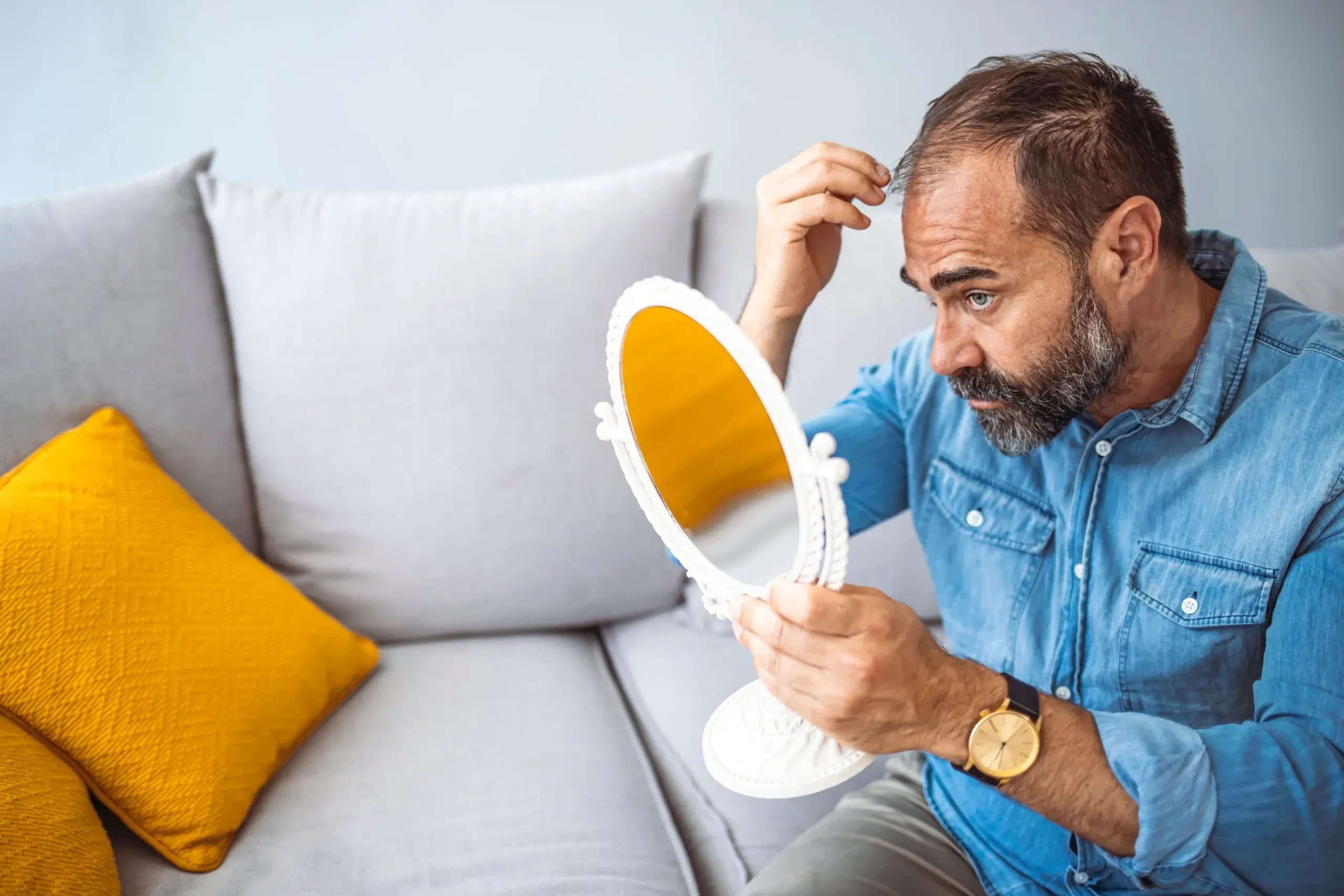 When Does Hair Start Falling Out for Men?